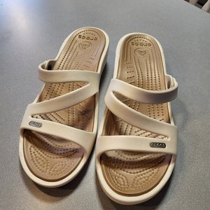 Crocs womens wedge sandals